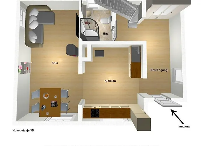 House Kapellbakken 3 Bedrooms With Sea View בית נופש *